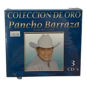 Pancho Barraza: Con Banda Colleccion De Oro (CD, 3‎ Disc Set 2003 Discos) Sealed